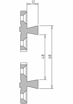 Vicmarc Standard Jaws for VM120/150 Chuck for Wood Lathes