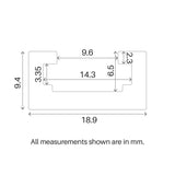 Torquata Aluminium T-Track 610mm for Jigs and Fixtures