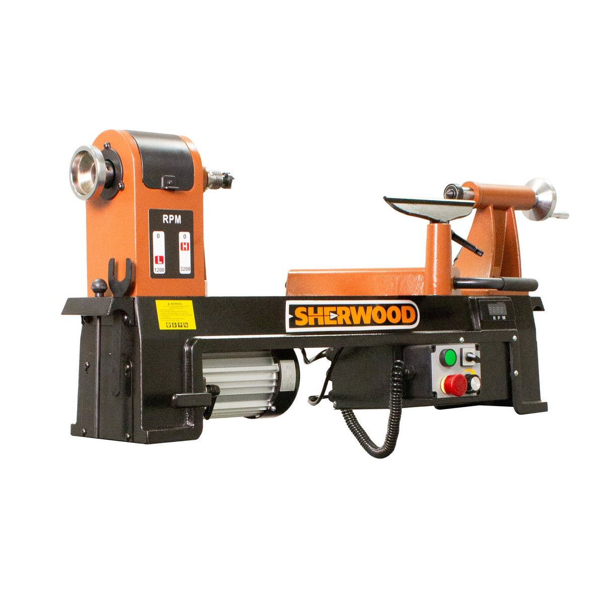 Sherwood Midi EVS Wood Lathe 350mm Swing 750W 1HP