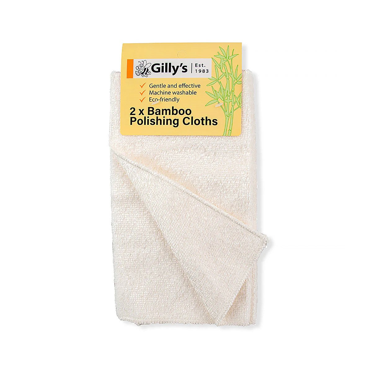 Gilly's Bamboo Polishing Cloth Pack of 2