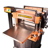 Sherwood 16in Industrial Thicknesser Straight Cutterhead Single Phase 3HP