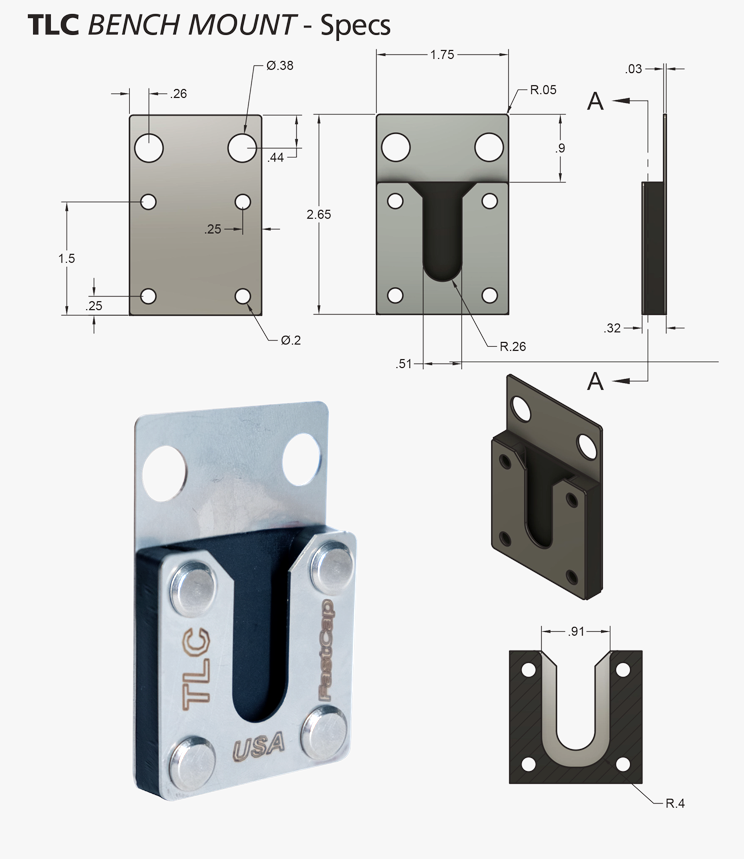 FastCap TLC Tool Bench Mount