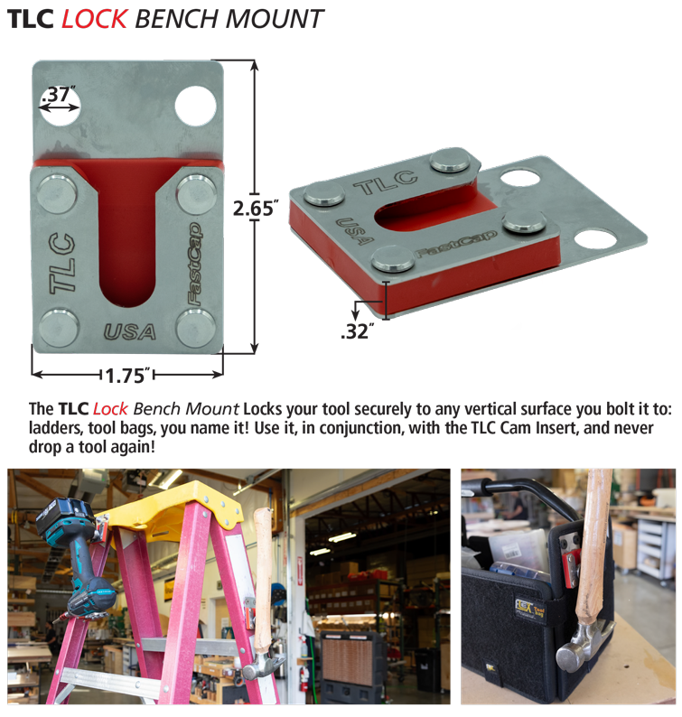 FastCap TLC Tool Lock Bench Mount