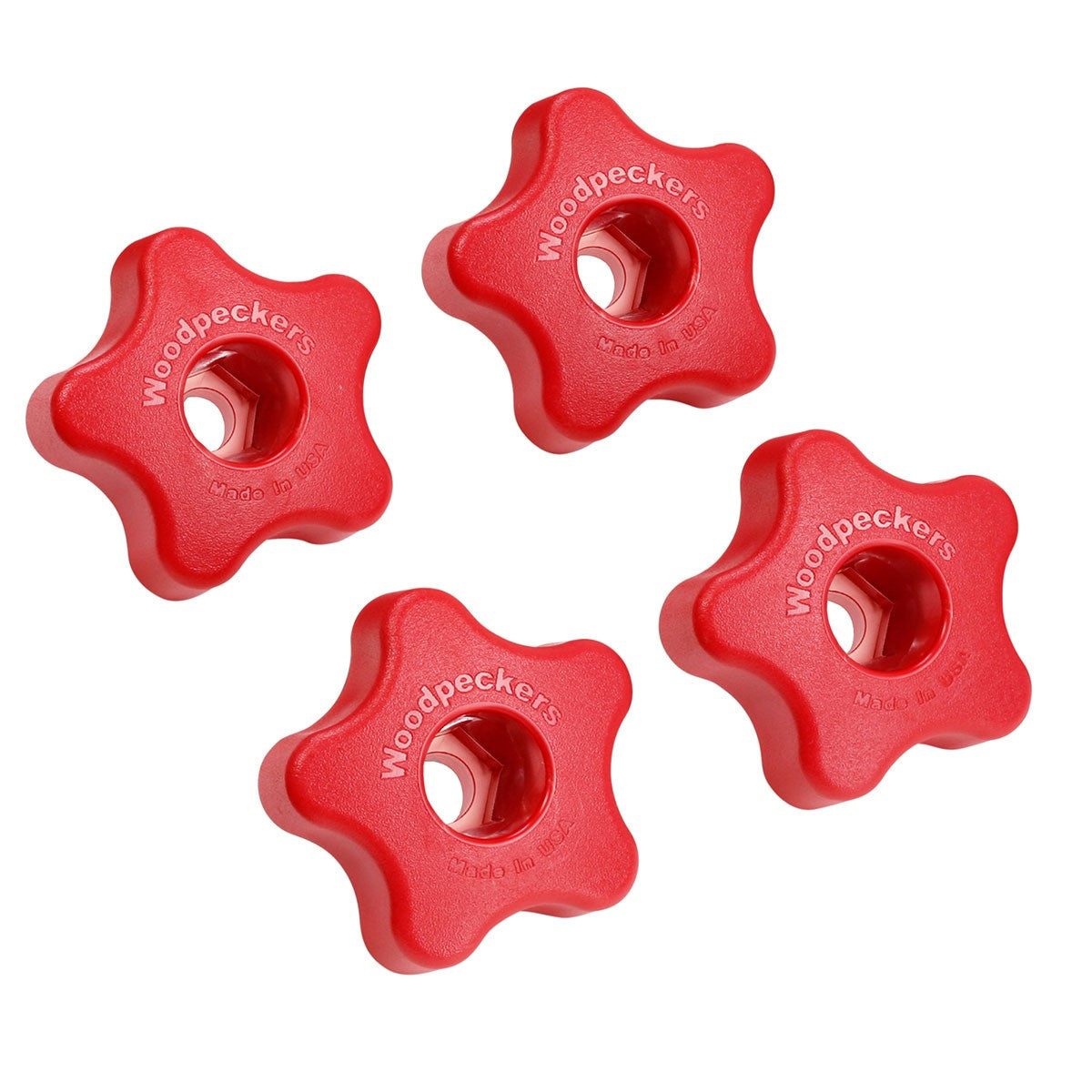 Woodpeckers T-Track Multi Knob for 5/16in Hex Nuts & Bolts Pack of 4