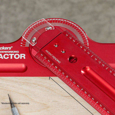 Woodworking Rule Metric Protractor Head Only