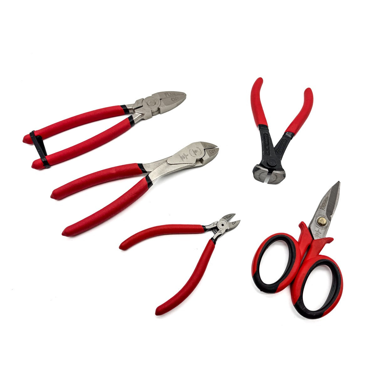 FastCap Cutting Set includes Shears, End Nipper & Three Flush Cut Trimmers