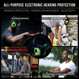 ISOtunes LINK Aware Bluetooth Earmuffs Hearing Protection Noise Cancellation - Updated Model