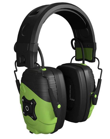 ISOtunes LINK Aware Bluetooth Earmuffs Hearing Protection Noise Cancellation - Green/Black Headphones