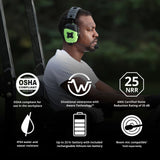 ISOtunes LINK Aware Bluetooth Earmuffs Hearing Protection Noise Cancellation - Updated Model