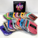 Health of Mind Art Pearlescent Pigment Mica Powders for Epoxy Resin - Assorted Colour Pack 50 x 10g Bags