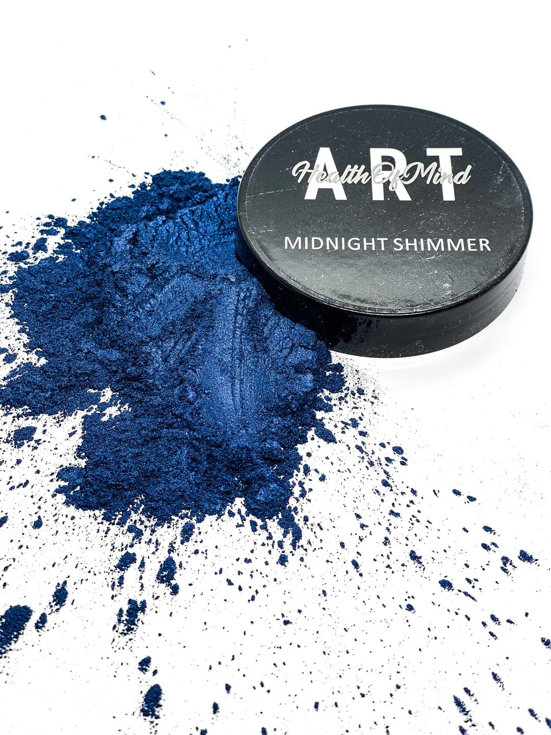 Health of Mind Art Pearlescent Pigment Mica Powder for Epoxy Resin - Midnight Blue 50g