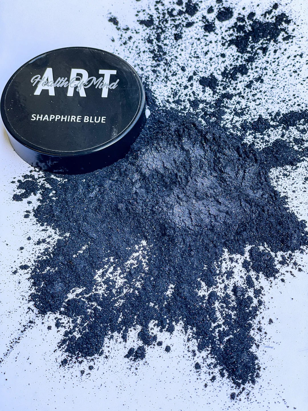 Health of Mind Art Pearlescent Pigment Mica Powder for Epoxy Resin - Sapphire Blue 50g