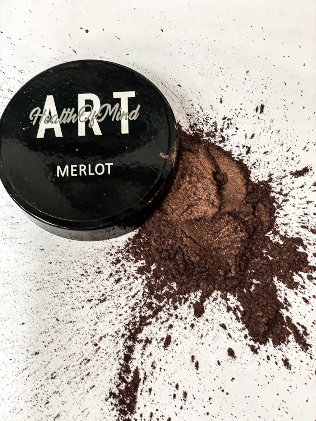 Health of Mind Art Pearlescent Pigment Mica Powder for Epoxy Resin - Merlot 50g