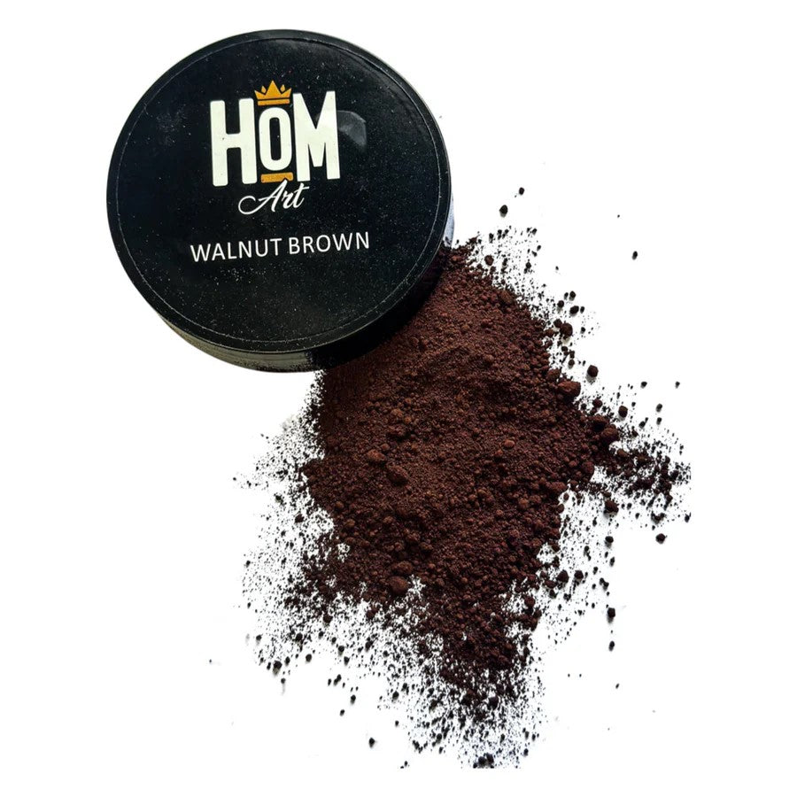 Health of Mind Art Matte Pigment Powder for Epoxy Resin - Walnut Brown 50g