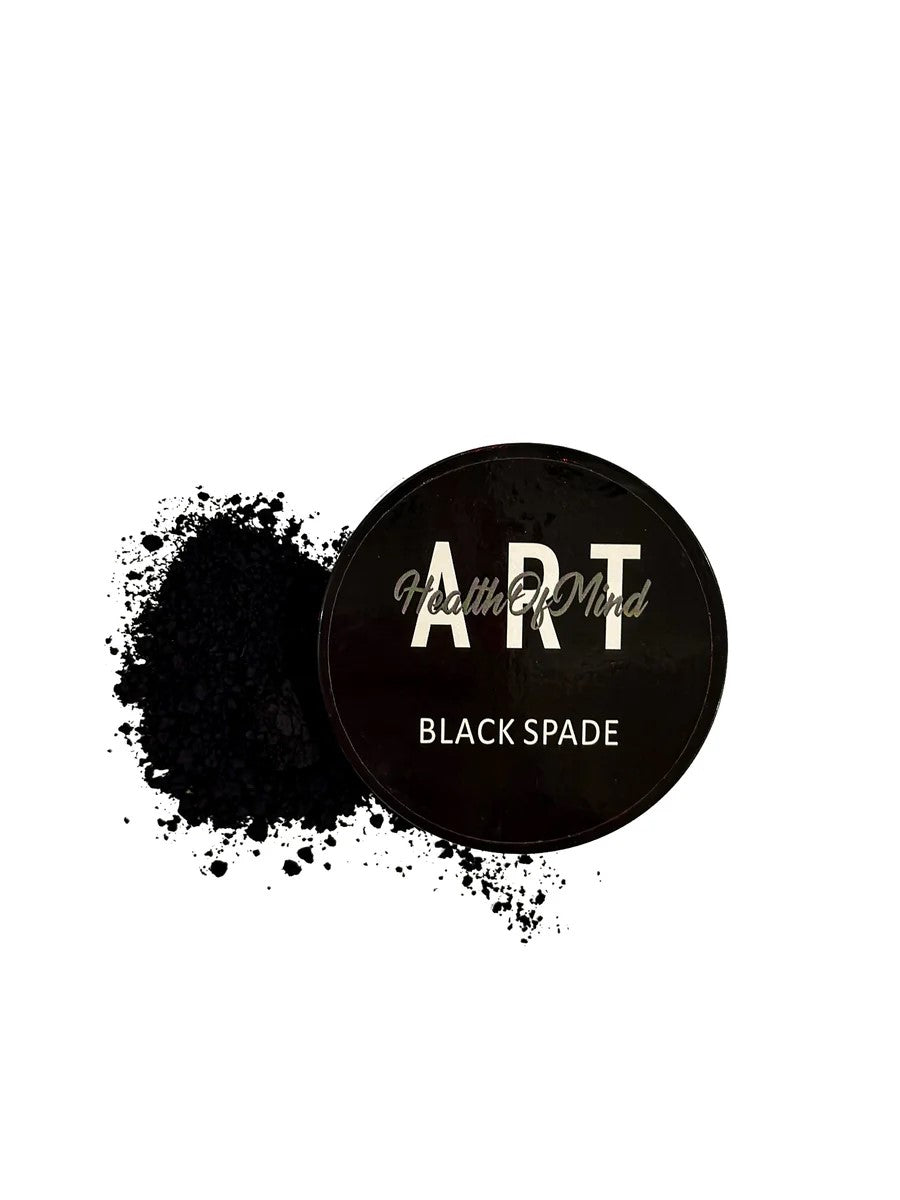 Health of Mind Art Matte Pigment Powder for Epoxy Resin - Black Spade 50g