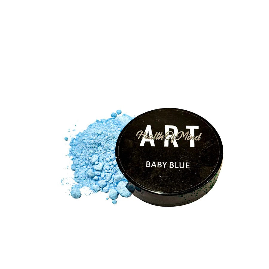 Health of Mind Art Matte Pigment Powder for Epoxy Resin - Baby Blue 50g