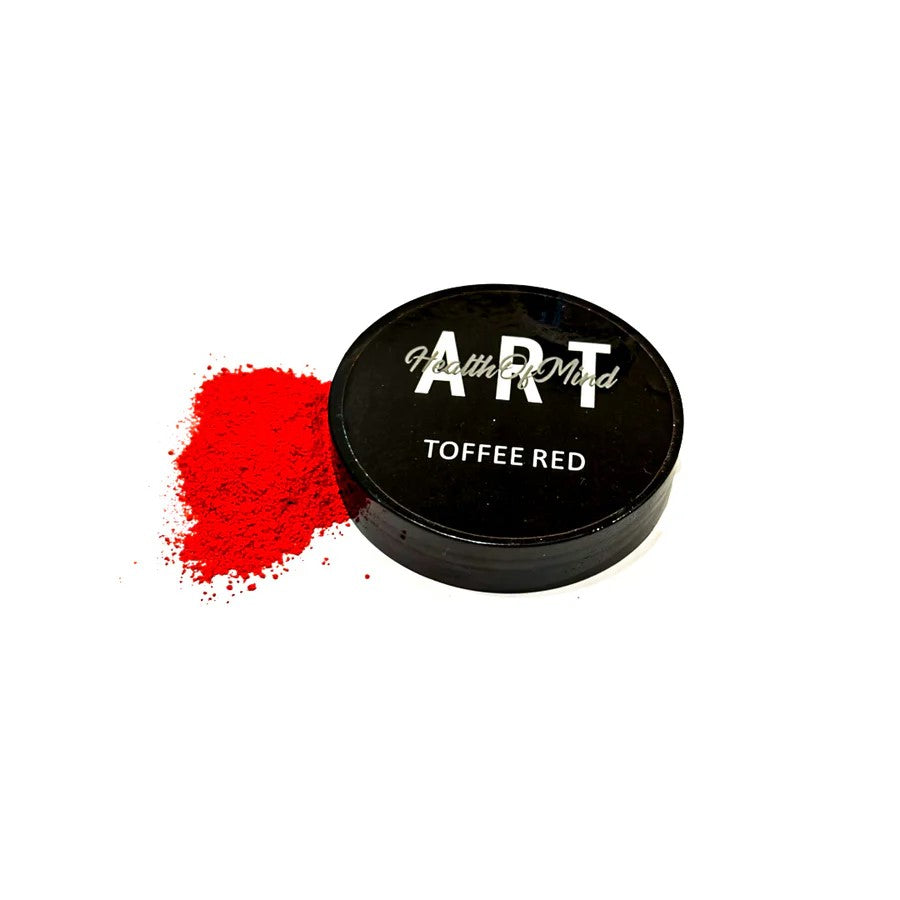 Health of Mind Art Matte Pigment Powder for Epoxy Resin - Toffee Red 50g