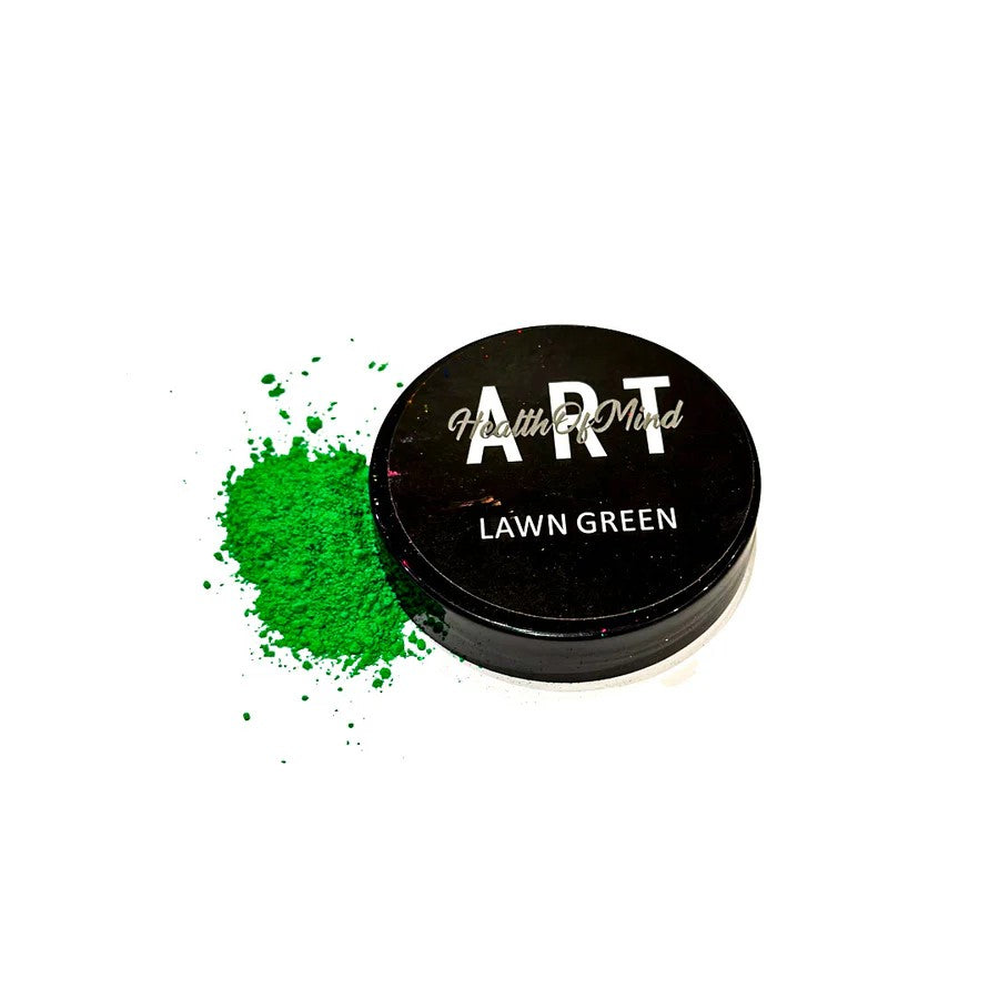 Health of Mind Art Matte Pigment Powder for Epoxy Resin - Lawn Green 50g