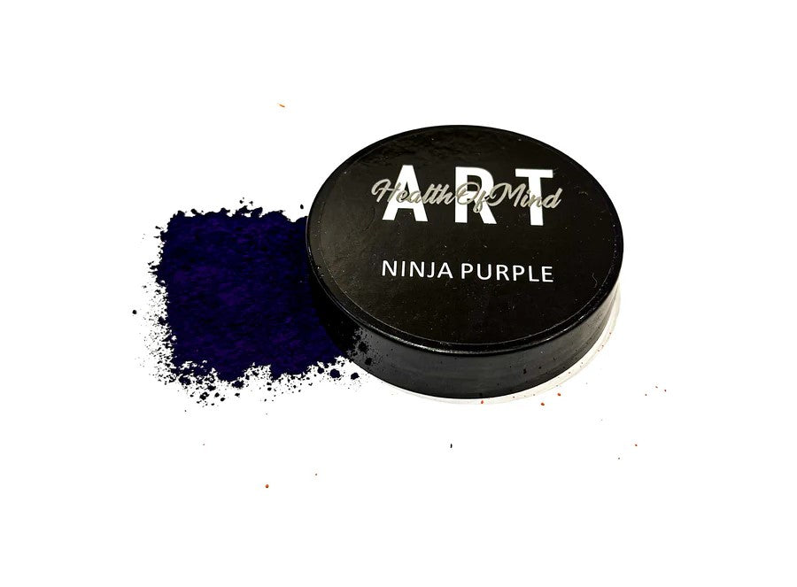 Health of Mind Art Matte Pigment Powder for Epoxy Resin - Ninja Purple 50g