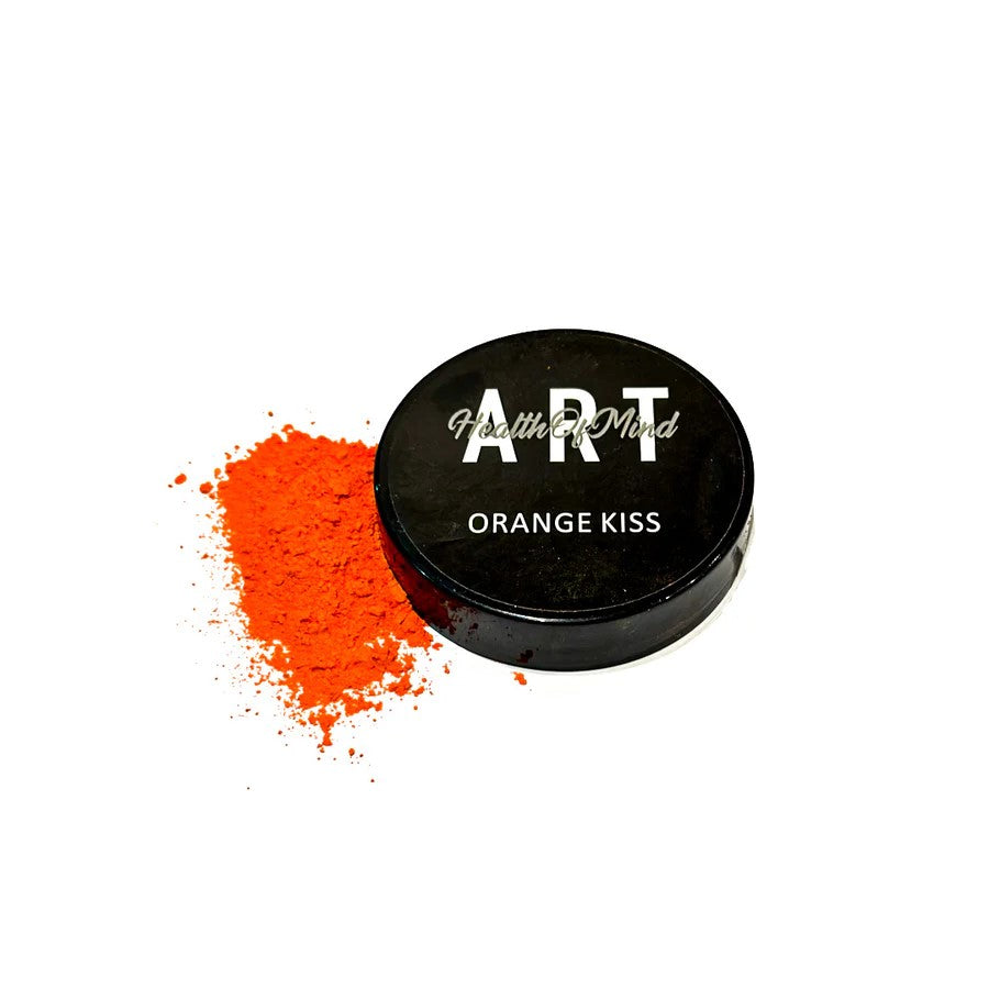 Health of Mind Art Matte Pigment Powder for Epoxy Resin - Orange Kiss 50g