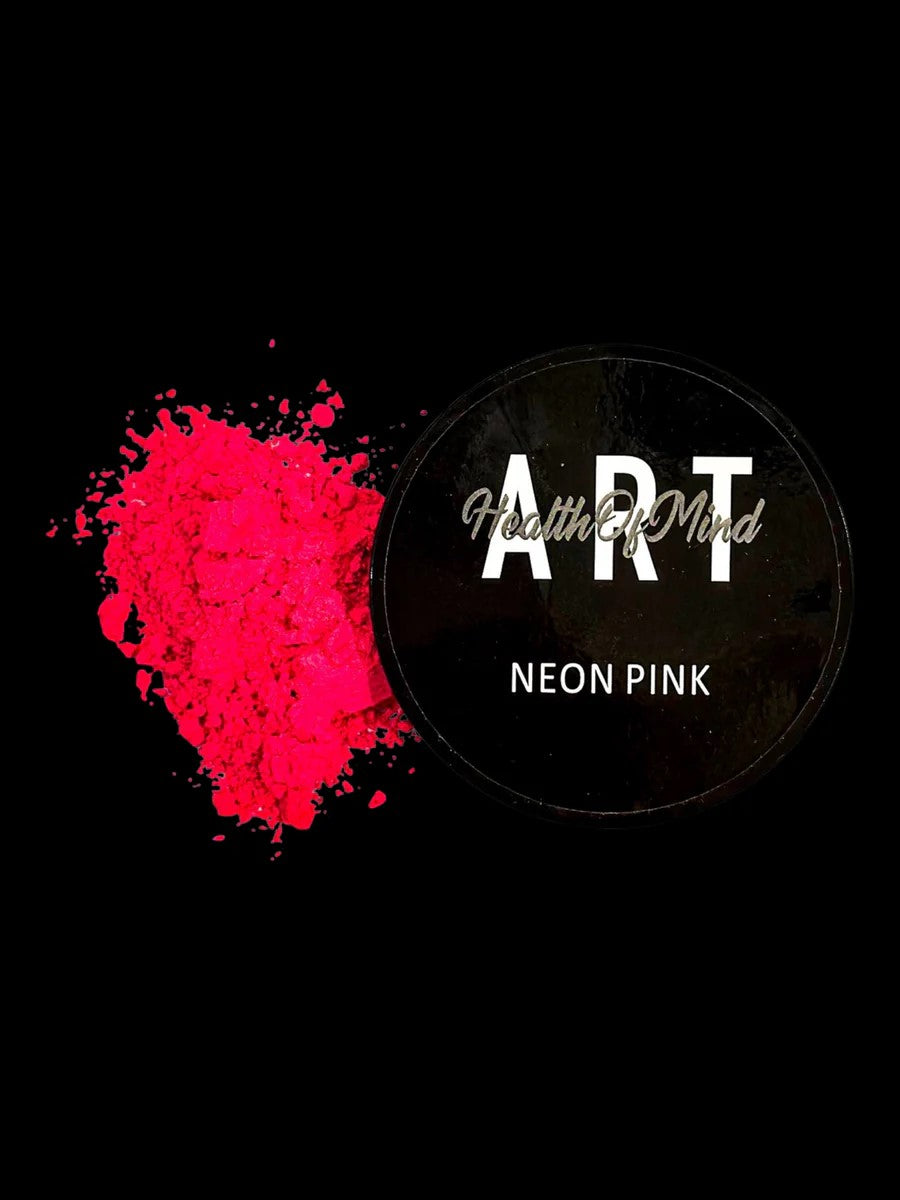 Health of Mind Art Neon Pigment Powder for Epoxy Resin - Neon Pink 50g