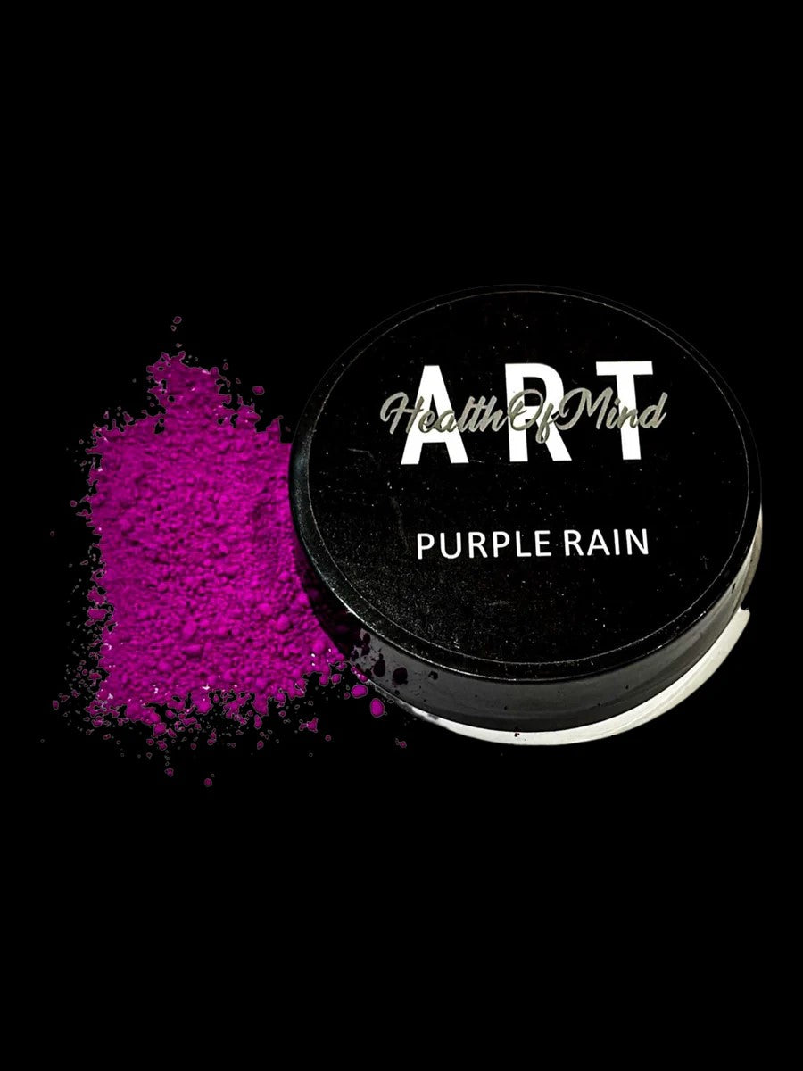 Health of Mind Art Neon Pigment Powder for Epoxy Resin - Purple Rain 50g