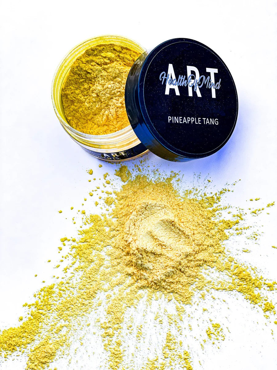 Health of Mind Art Star Pigment Mica Powder for Epoxy Resin - Pineapple Tang 50g