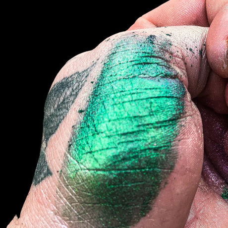 Health of Mind Art Super Chameleon Mica Pigment for Epoxy Resin - Green/Turquoise/Purple 1g