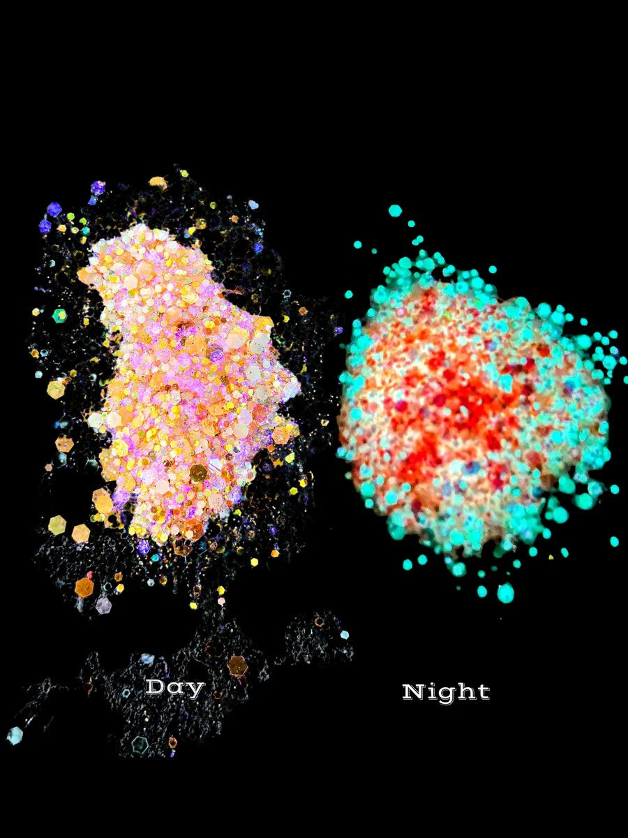 Health of Mind Art Luminescent Glitter Pigment for Epoxy Resin - Mandarin 20g