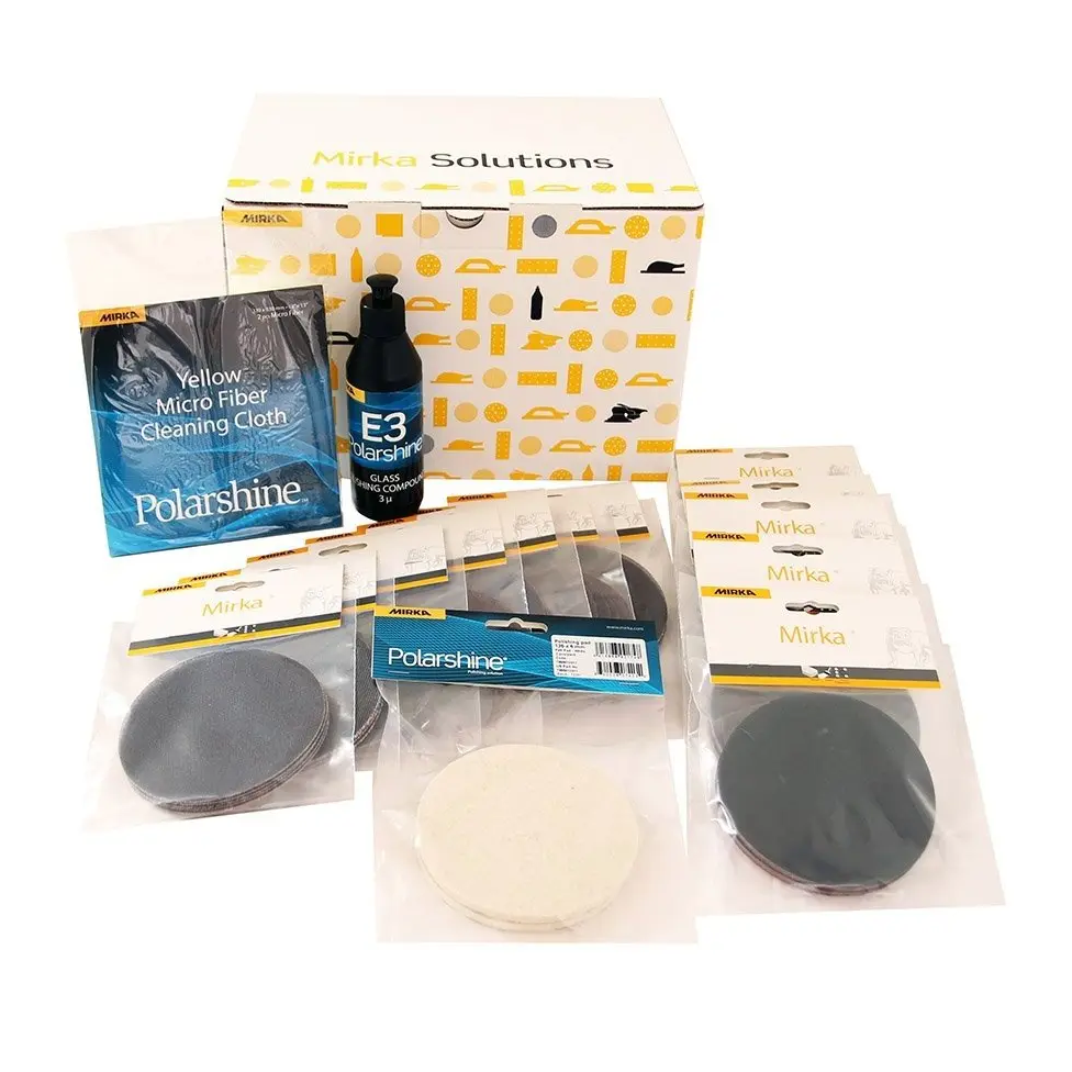 Mirka Abranet/Abralon Glass Polishing Kit - 125mm