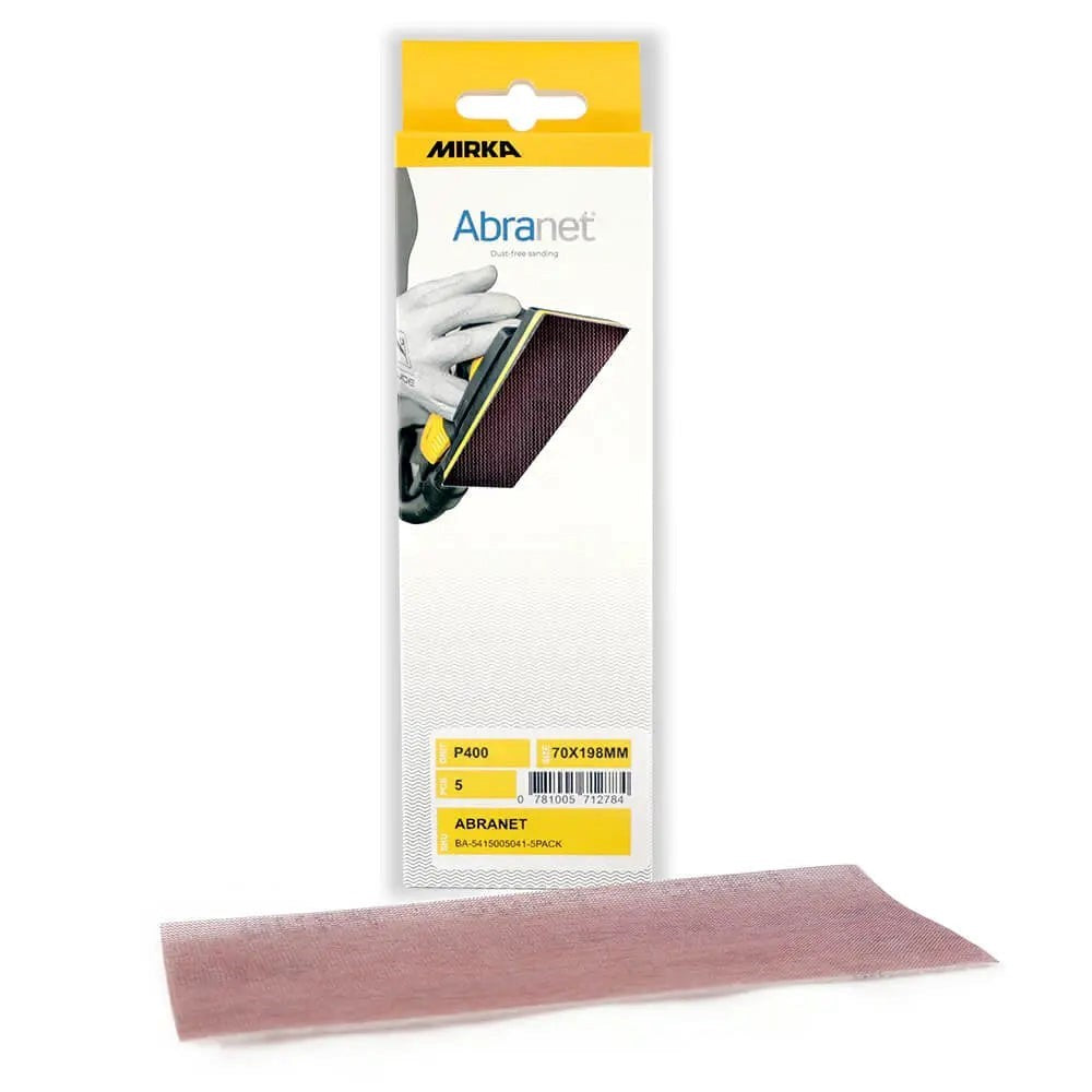 Mirka Abranet Ceramic Sanding Sheet - 70 x 198mm Mix Coarse Pack of 5