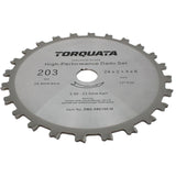 Torquata 8in Metric Dado Saw Blade Set 25.4mm 1in Bore includes Shims & Chippers