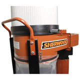 Sherwood Single Stage Dust Collector Pleated Filter 600CFM 750W