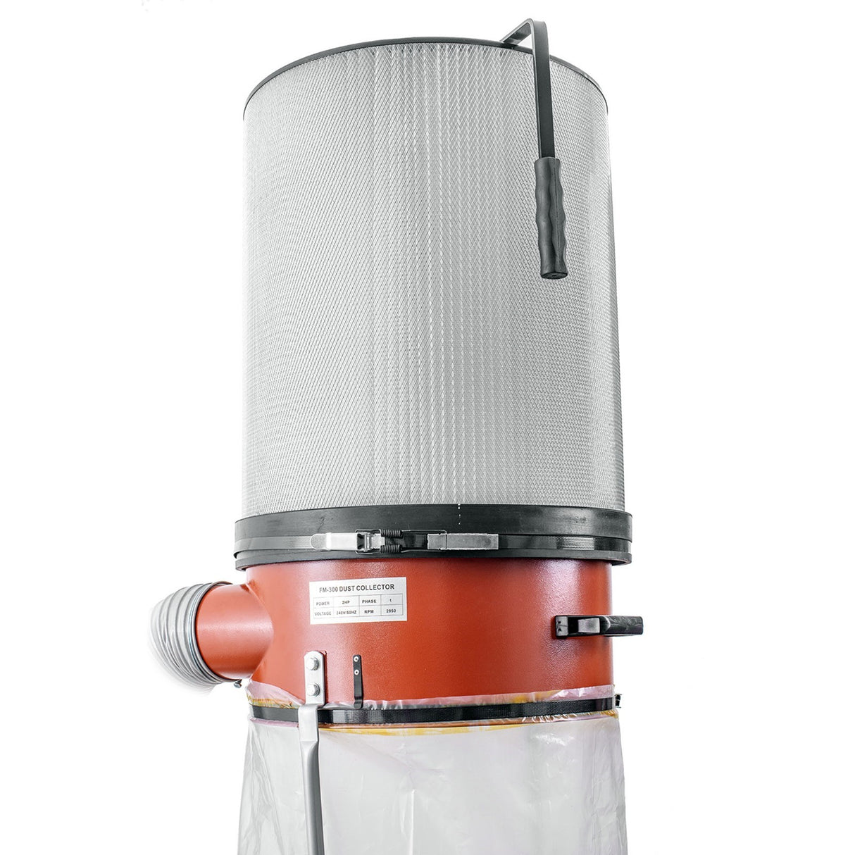 Sherwood 2HP Dust Extractor Single-Stage Dust Collection 1200CFM with Cartridge Filter