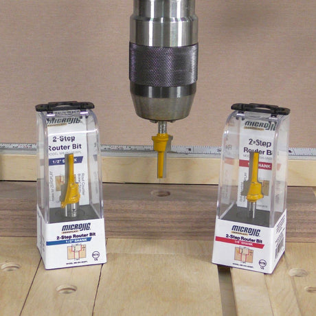 MicroJig Matchfit Two Step Plunge Router Bit 1/2in Shank