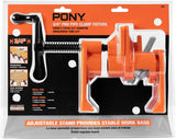 Pony Jorgensen Extended Foot Pipe Clamp Set of 4 for 3/4in Pipe