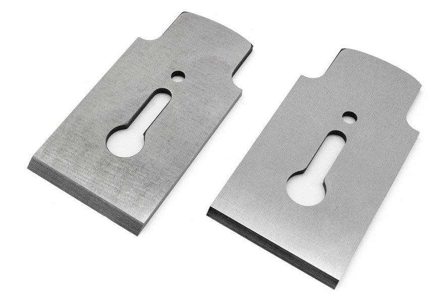 Melbourne Tool Company Set of 2 Blades for Low Angle Smoothing Hand Plane 38 & 50 degree Bevel