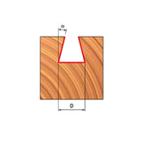 Freud Dovetail Router Bits 14 Degree Angle 1/4in Shank