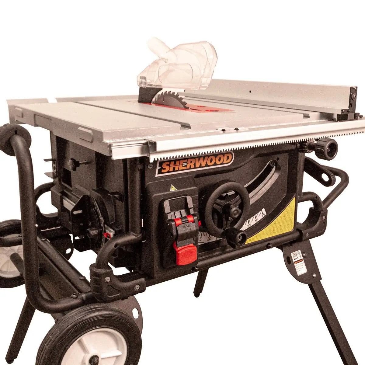 Sherwood 10in Job Site Table Saw 1500W 2HP with Wheeled Stand