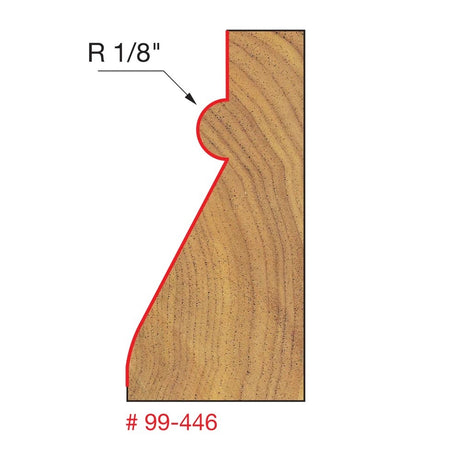 Freud Beaded Profile Handrail Router Bit 1/2in Shank