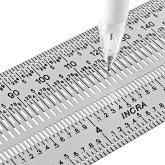 Incra Precision Marking Rule 250mm Metric & Imperial