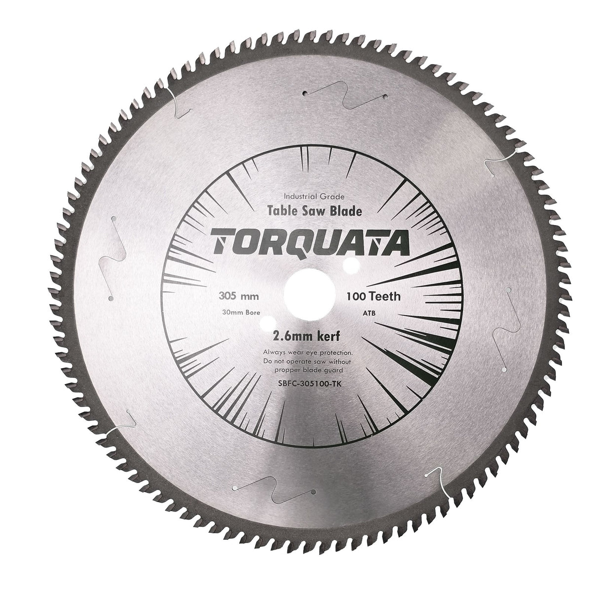 Torquata Thin Kerf Fine Crosscut Circular Saw Blade 305mm Diameter 30mm Bore