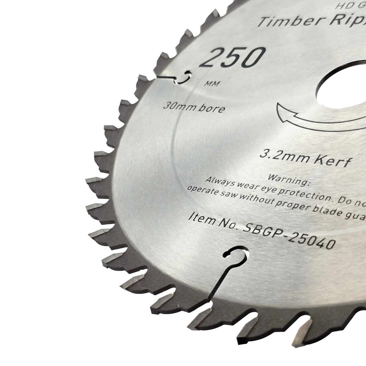 Torquata General Purpose Circular Saw Blade suits Circular Power Saws 250mm Diameter 30mm Bore