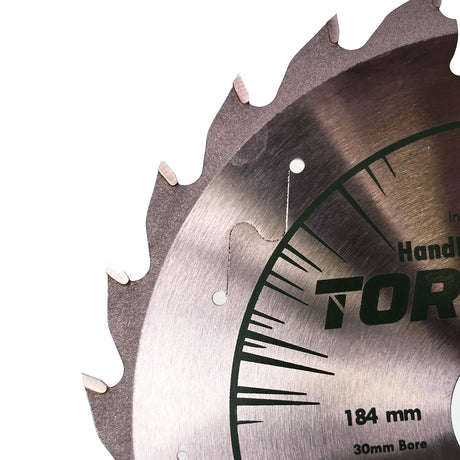 Torquata Rip Cut Circular Saw Blade suits Circular Power Saws 184mm Diameter 30mm Bore