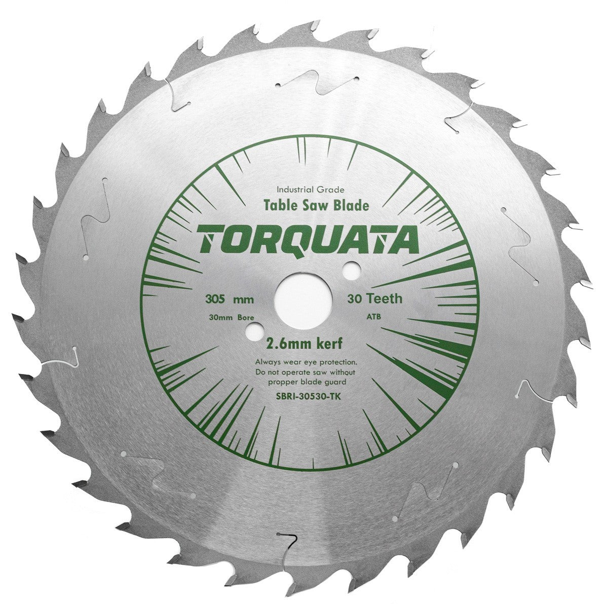 Torquata Extra Thin Kerf Rip Cut Circular Saw Blade suits Circular Power Saws 305mm Diameter 30mm Bore