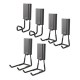 Gator Magnetics 6-Piece MIDI 2.5in & 4in Hook Bundle Black 20kg Capacity