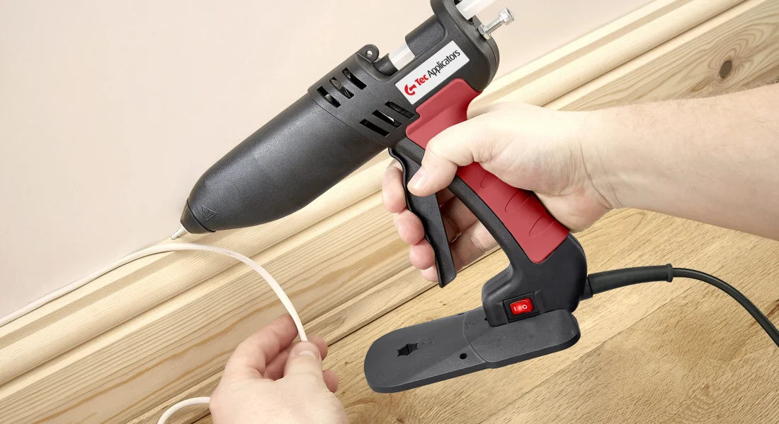 Power Adhesives Medium Industrial Hot Glue Gun 250W Suits 12mm Sticks