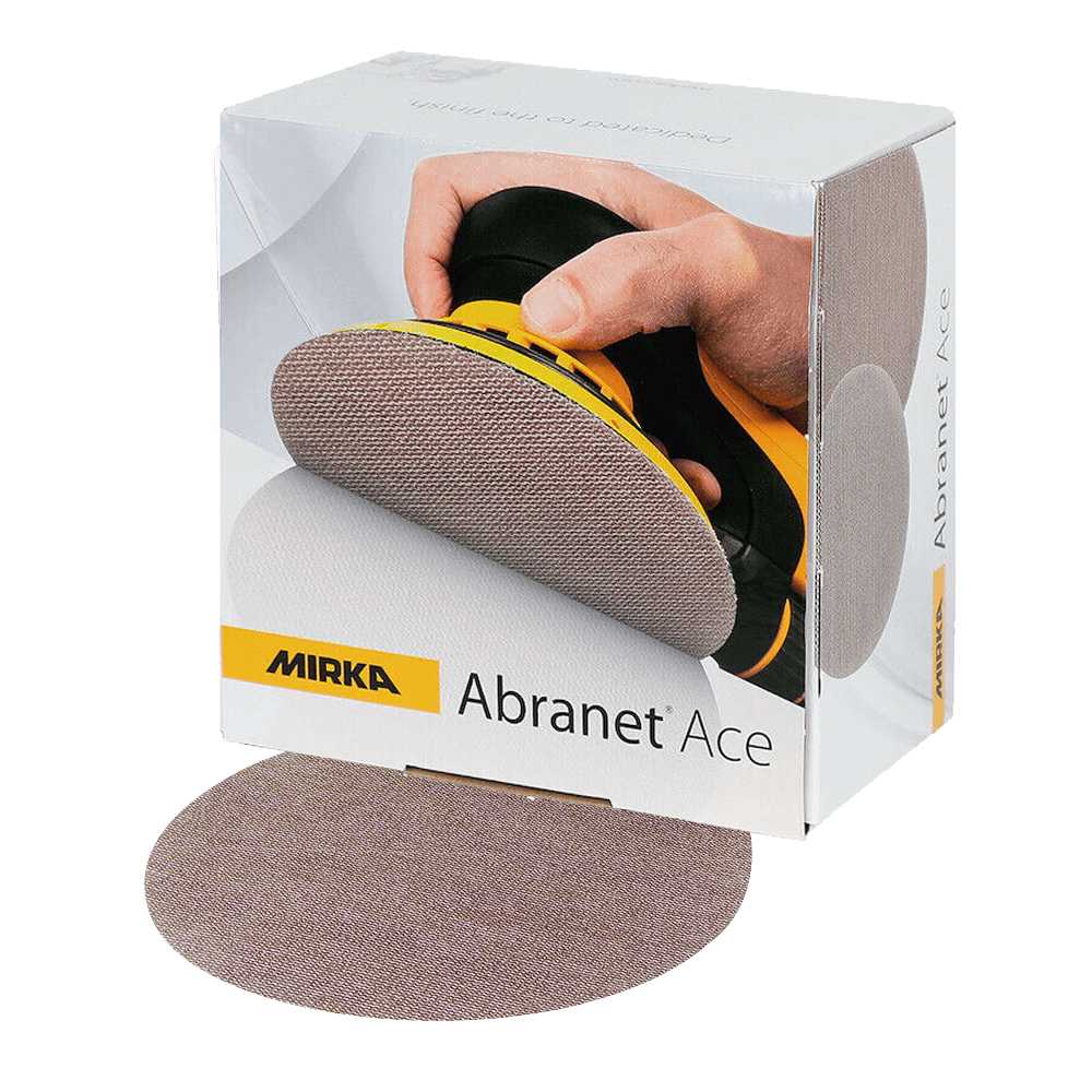 Mirka Abranet Ace Ceramic Sanding Disc - 150mm Mix Coarse Pack of 50