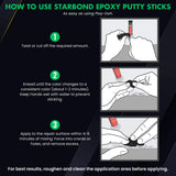 Starbond General Purpose Epoxy Putty Stick Black 2oz