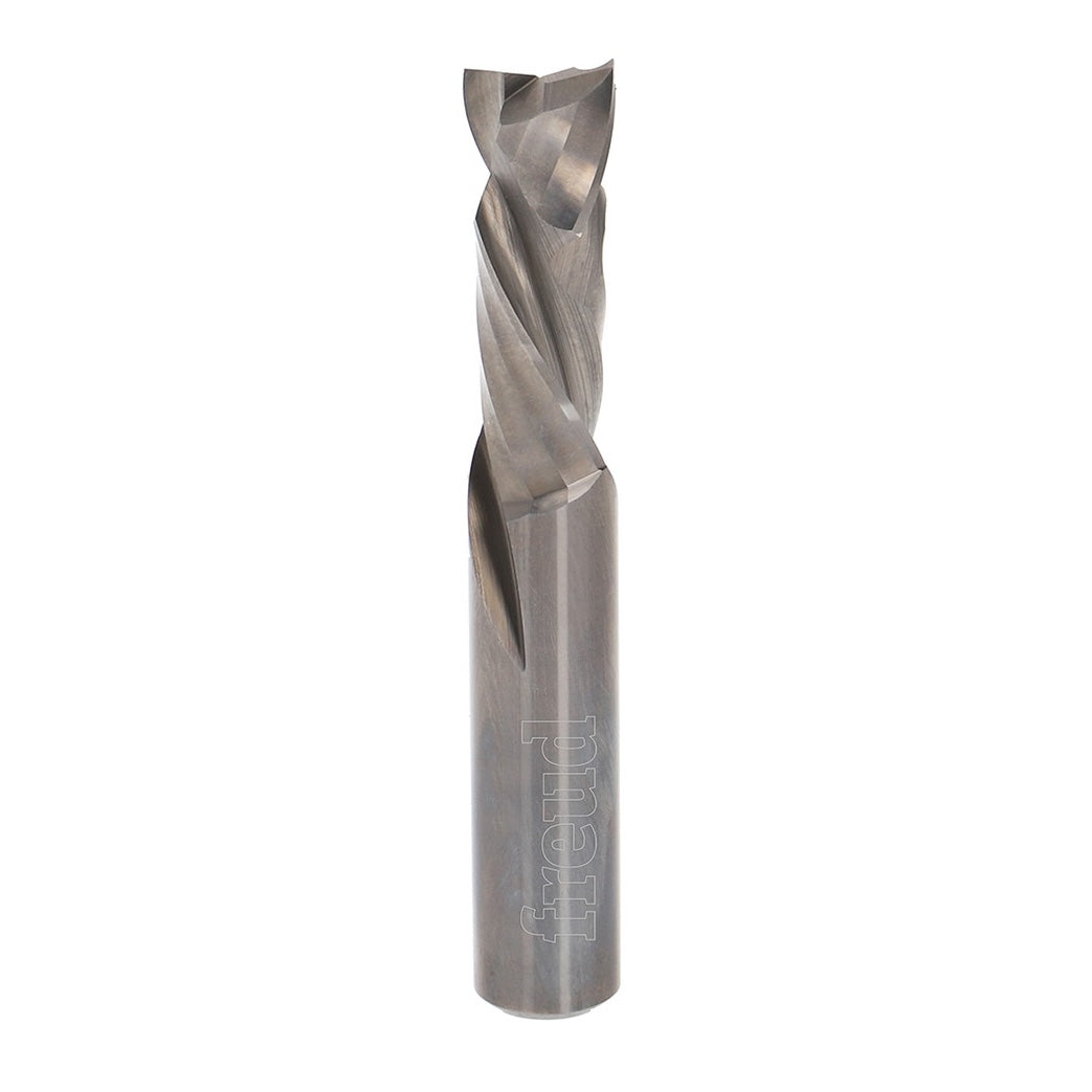 Freud Industrial Twin-Flute Spiral Compression CNC Router Bit 26mm Cutting Height 10mm Shank Solid Carbide